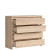 Фото комоду КАСПІАН сонома KOM4S БРВ – наповнення