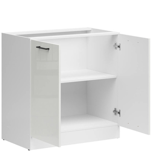 Фото тумби JUNONA LINE D2D/80/82 BBL BRW крейдяний глянець – наповнення