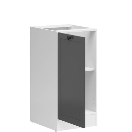 Фото лівої тумби JUNONA LINE D1D/40/82L BBL BRW графіт – наповнення