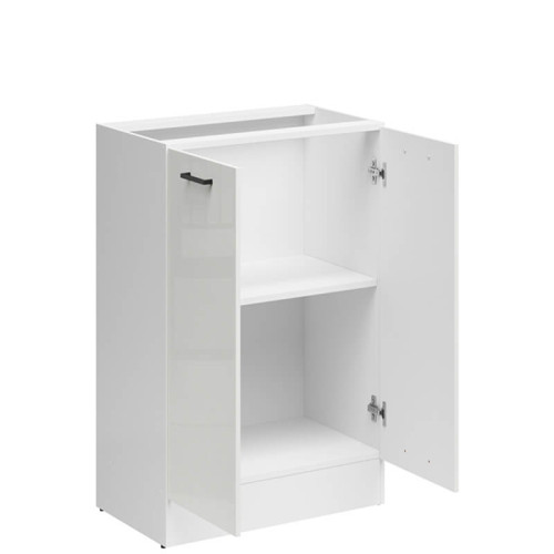 Фото тумби JUNONA LINE D2D/60/82 BBL BRW крейдяний глянець – наповнення