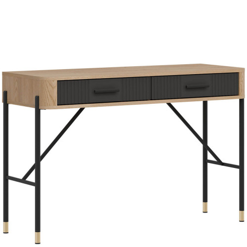 Фото туалетного столика DANTE DT19 LIVEO дуб кремона торро / антрацит / чорні ручки – вигляд збоку