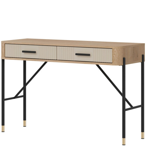 Фото туалетного столика DANTE DT19 LIVEO дуб кремона торро / кашемір / чорні ручки