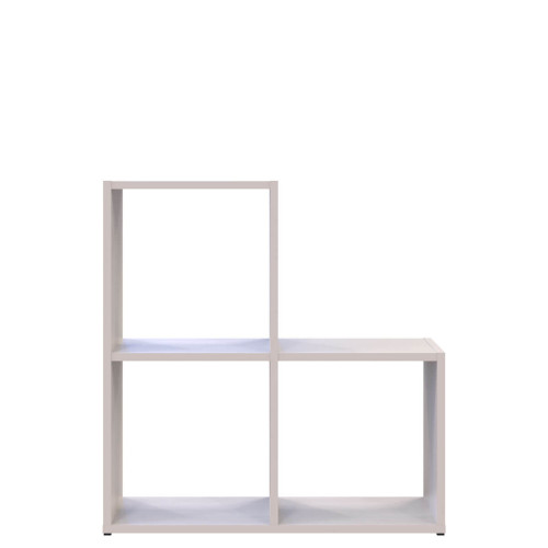 Фото відкритого стелажу СТЕП 2х2 ДОРОС (DOROS) кашемір – вигляд спереду