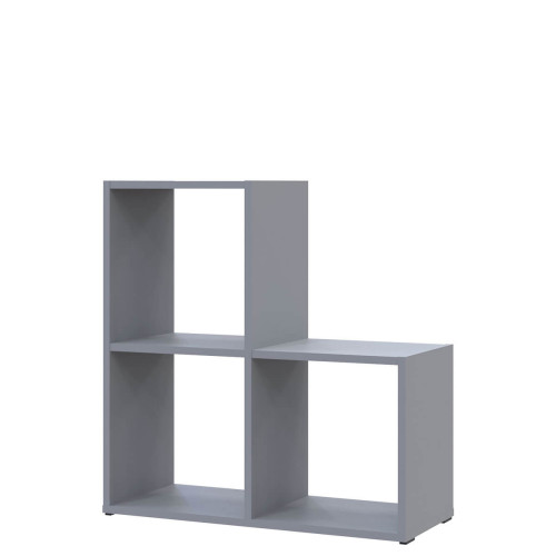 Фото відкритого стелажу СТЕП 2х2 ДОРОС (DOROS) сірий
