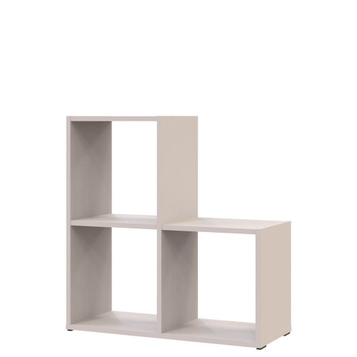 Фото відкритого стелажу СТЕП 2х2 ДОРОС (DOROS) кашемір