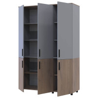 ТОРН Шафа 3 ДСП полиці ДОРОС (DOROS) кремона канноло / сірий