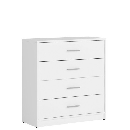 Фото комода NEPO PLUS KOM4S BRW белый