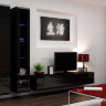 Фото комплекта мебели для гостиной VIGO 3 CAMA MEBLE черный / черный глянец