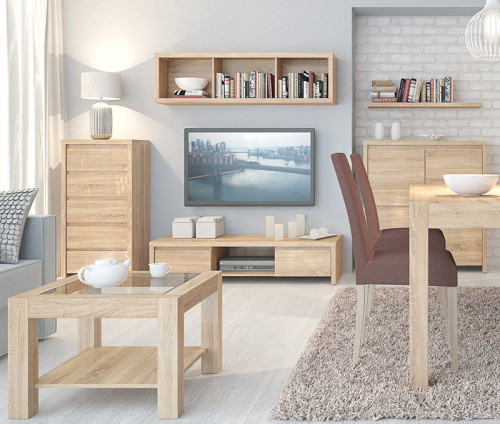 Пример оформления гостиной КАСПИАН сонома БРВ-Украина