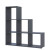 Фото відкритого стелажу СТЕП 3х3 ДОРОС (DOROS) графіт
