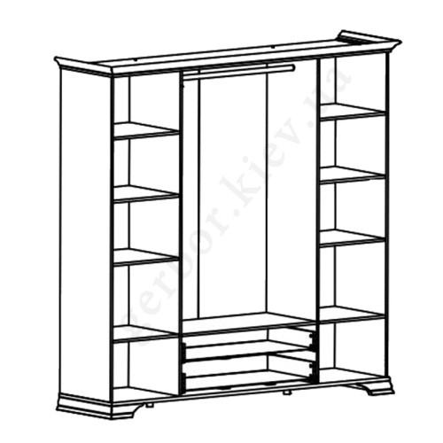 Фото шафи КЕНТУКІ SZF6D2S БРВ ВМК – схема наповнення