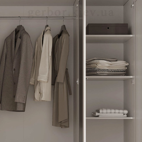 Фото шафи КЕНТУКІ SZF6D2S БРВ ВМК – штанга для вішалок та полиці