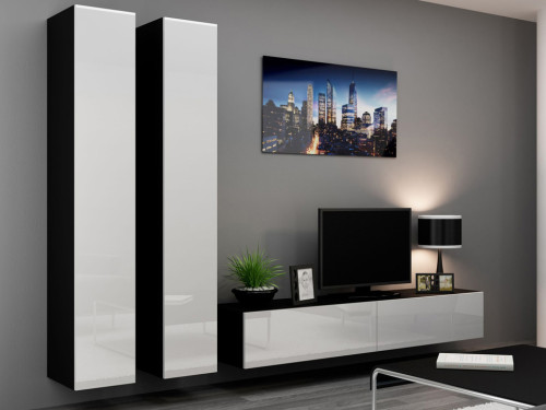  VIGO CAMA MEBLE Комплект 4 черный / белый глянец