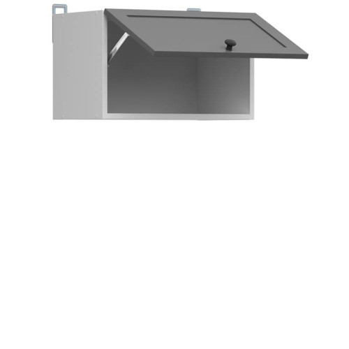 Фото навісної шафи JUNONA LINE GO/50/30 BRW графіт – наповнення