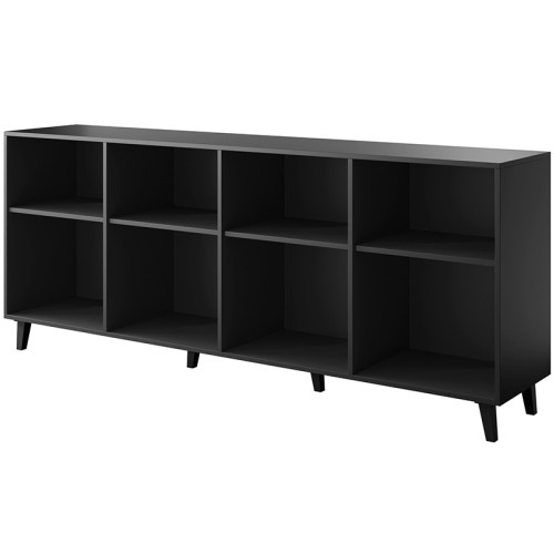 Фото комоду ASTI 200 4D CAMA MEBLE  чорний – наповнення