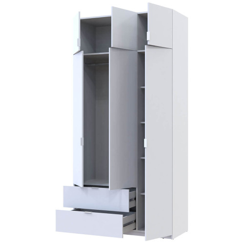 ЛУКАС Шафа з антресоллю 3 ДСП 120х50х240 ДОРОС (DOROS)