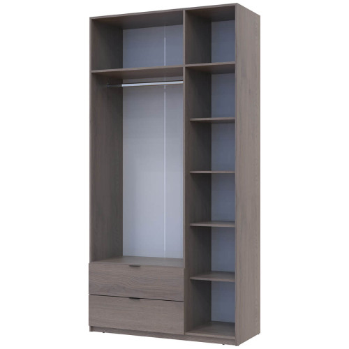 ЛУКАС Шафа з антресоллю 3 ДСП 120х50х240 ДОРОС (DOROS)