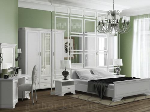 Фото приліжкової тумби КЕНТУКІ KOM1S БРВ ВМК в інтер'єрі спальні