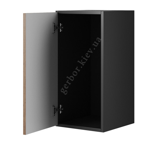 Фото тумбы ROCO R03 CAMA MEBLE антрацит / дуб вотан в вертикальном расположении