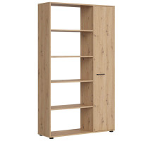 SPACE OFFICE Стеллаж REG1D/200 BRW SPACE OFFICE Стеллаж REG1D/200 BRW