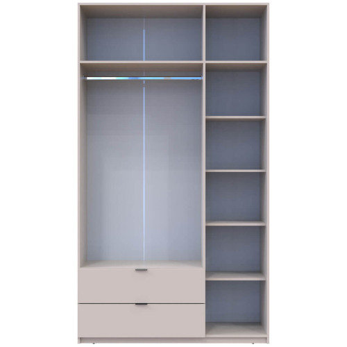 ЛУКАС Шафа з антресоллю 3 ДСП ДОРОС (DOROS) 135х50х240