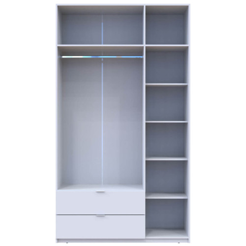 ЛУКАС Шафа з антресоллю 3 ДСП ДОРОС (DOROS) 135х50х240