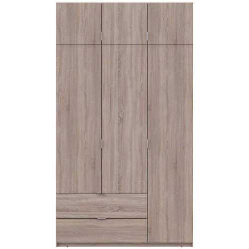 ЛУКАС Шафа з антресоллю 3 ДСП ДОРОС (DOROS) 135х50х240