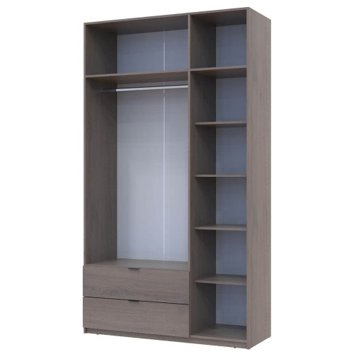 ЛУКАС Шафа з антресоллю 3 ДСП ДОРОС (DOROS) 135х50х240