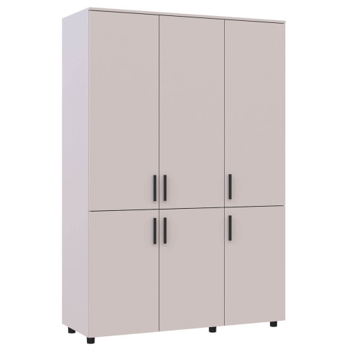 Фото шафи ТОРН 3 ДСП полиці ДОРОС (DOROS) кашемір – вигляд збоку