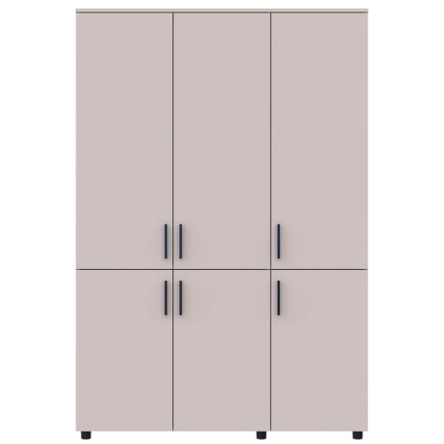 Фото шафи ТОРН 3 ДСП полиці ДОРОС (DOROS) кашемір – вигляд спереду