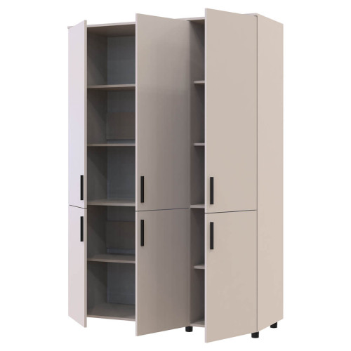 Фото шафи ТОРН 3 ДСП полиці ДОРОС (DOROS) кашемір – наповнення