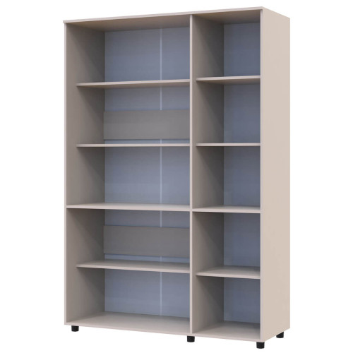 Фото шафи ТОРН 3 ДСП полиці ДОРОС (DOROS) кашемір – вигляд збоку наповнення