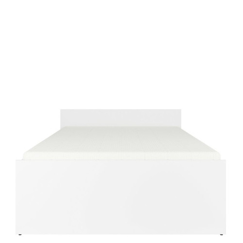Фото кровати NEPO PLUS LOZ/120 BRW белый - вид спереди