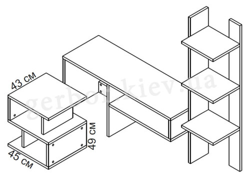 Фото вітальні  ЄВА ГЕРБОР – внутрішні розміри