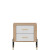 Фото приліжкової тумбочки DANTE DT21  LIVEO дуб кремона торро / білий / золоті ручки – вигляд спереду