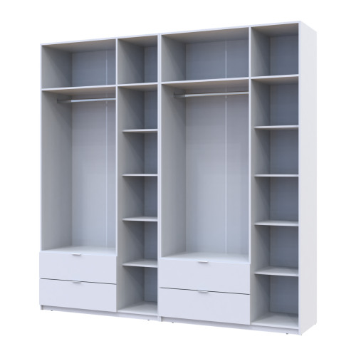 ЛУКАС Шафа з антресоллю 3+3 ДСП ДОРОС (DOROS) 240х50х240