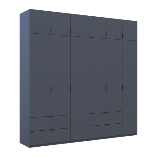 ЛУКАС Шафа з антресоллю 3+3 ДСП ДОРОС (DOROS) 240х50х240