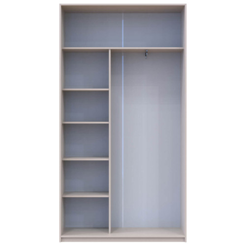 СІТІ ЛАЙТ Шафа-купе 2 Дзеркала ДОРОС (DOROS) 120x45x225