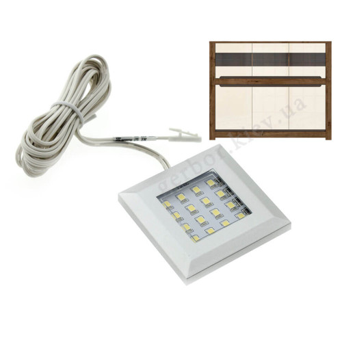 Фото підсвітки буфету RUSO KOM3W3D_OPCJA BRW