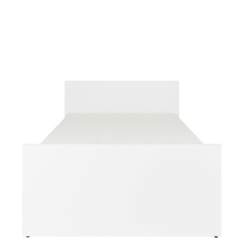 Фото кровати NEPO PLUS LOZ/90 BRW белый - вид спереди