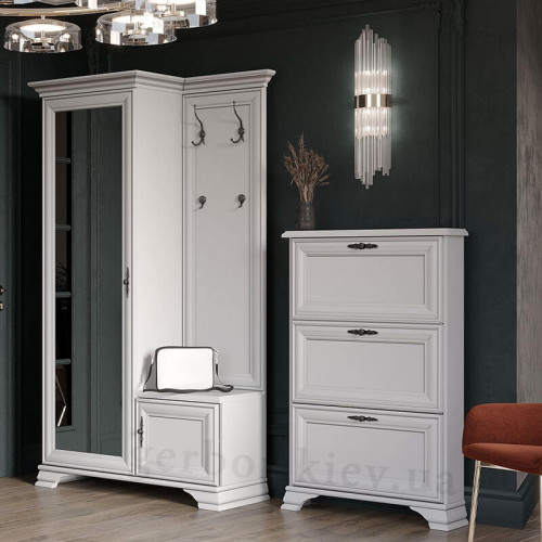 Фото тумбы для взуття КЕНТУКІ SFB3B БРВ ВМК  в інтер'єрі передпокою