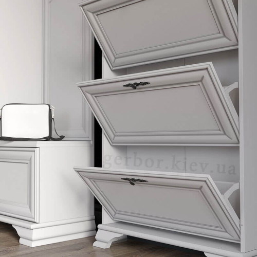 Фото тумбы для взуття КЕНТУКІ SFB3B БРВ ВМК –   відкидні двері