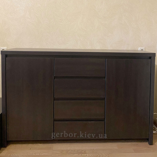 Фото комоду КАСПІАН KOM2D4S БРВ дуб мілано темний від покупця