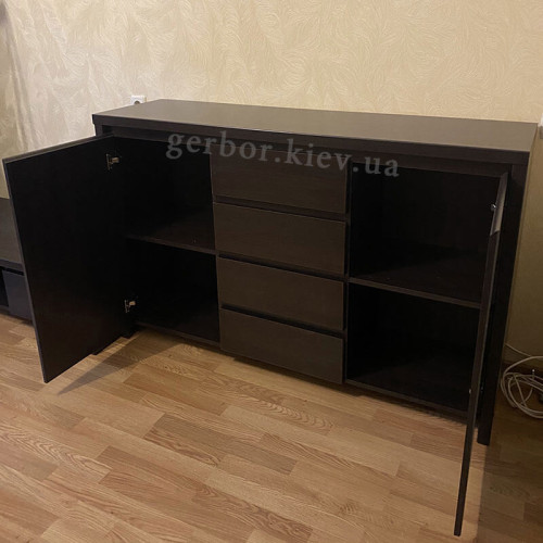 Фото комоду КАСПІАН KOM2D4S БРВ дуб мілано темний від покупця – наповнення