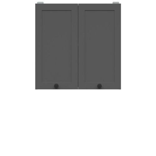 Фото навісної шафи JUNONA LINE G2D/60/57 BRW графіт