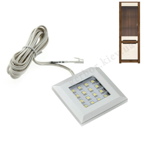 Фото підсвітки вітрини RUSO REG1W1D_OPCJA BRW