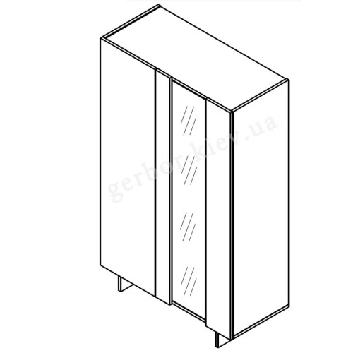 Фото вітрини ЕСМАРА REG1D1W Гербор – схема 