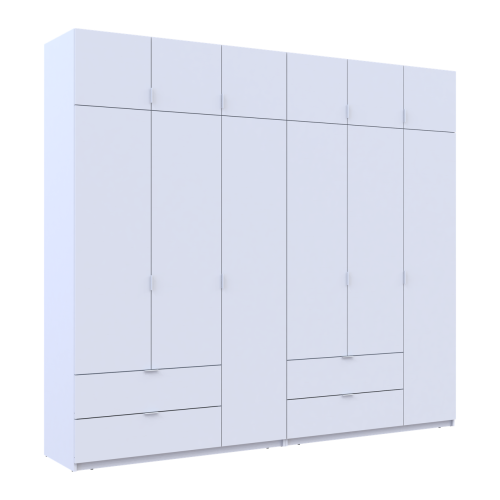 ЛУКАС Шафа з антресоллю 3+3 ДСП ДОРОС (DOROS) 270х50х240