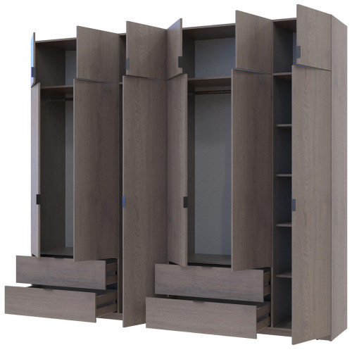 ЛУКАС Шафа з антресоллю 3+3 ДСП ДОРОС (DOROS) 270х50х240