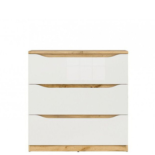 Фото комода NUIS KOM3S BRW – вид спереди